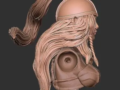 Laurana Mythic Legions Head 3D print model