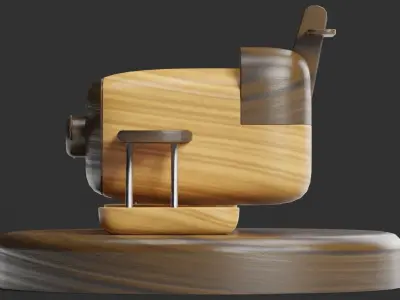 Plane Decoration 3D model