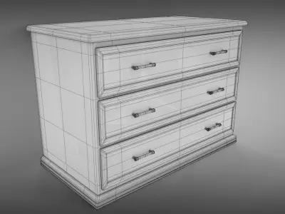 Sideboard chest of drawers 3D model