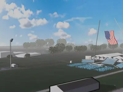 Pensilvania Trump Rally Location of Assassination Attempt  Free 3D model