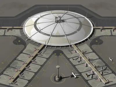 AIRPORT 3D model buy