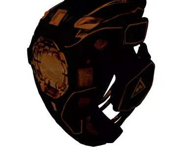 SciFi Futuristic Gauntlet Energy Device 3D model