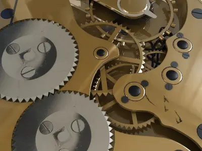 Watch Mechanism 3D model purchase