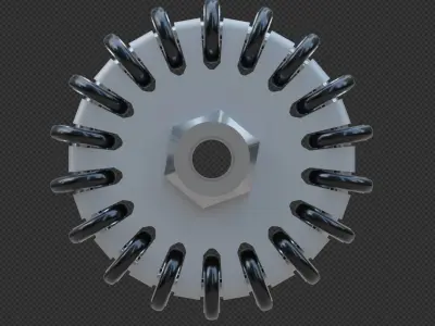 Omni Wheel 3D model buy