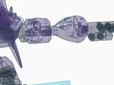 obsidian mecha Free 3D print model