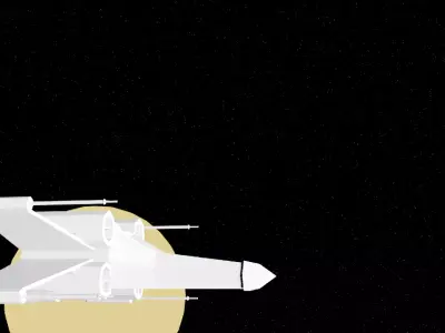 Star Wars X-wing 3D model Free 3D model