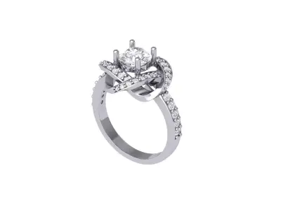 Wedding Ring  3D print model 92