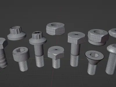 Nuts And Bolts 3d Models - Free Download Free 3D model