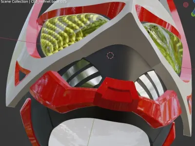 Boost Jaw part only for Geats and Buffa helmet 3D printable 3D print model