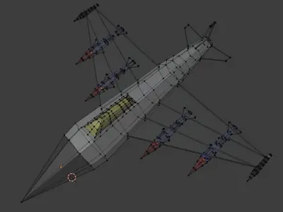 Fighter Jet Plane Free low-poly 3D model