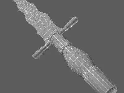 North-african dagger 3D model