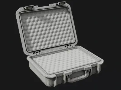 Low Poly PBR Military Case Collection 3D Model Pack