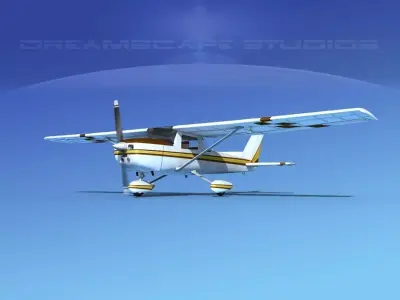 Cessna C152 Aerobat V09 3D model