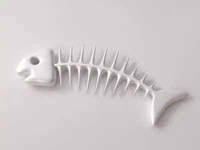 Fish Bone 3D model buy