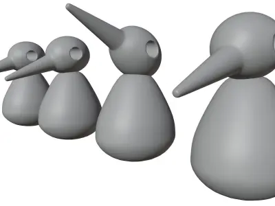 Wooden toys HG2 3D model