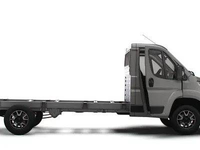 Opel Movano Chassis Truck SCab 4035WB HQInterior 2023 3D model