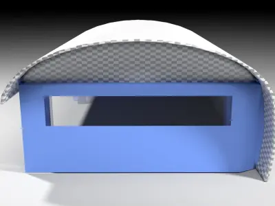 Aircraft Hangar 5 3D model