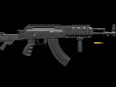 Polish Beryl - Game Ready Low-poly 3D model
