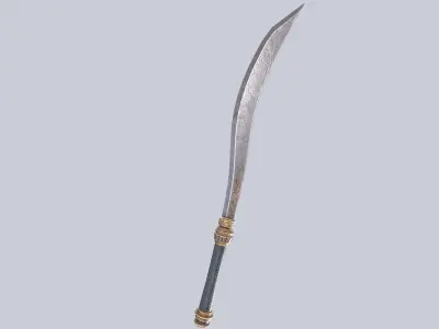 Anubis blade Low-poly 3D model