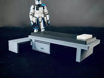 Sci Fi Sleeping Bed 3D print model