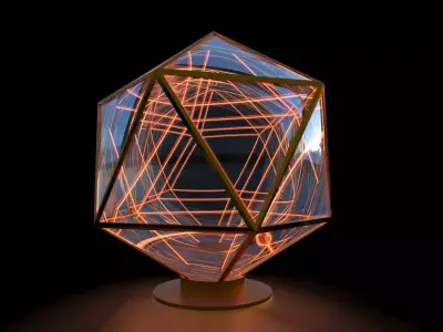 Prisma infinity Low-poly 3D model