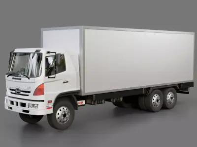 Hino 500 2626 Cargo Truck 3D model