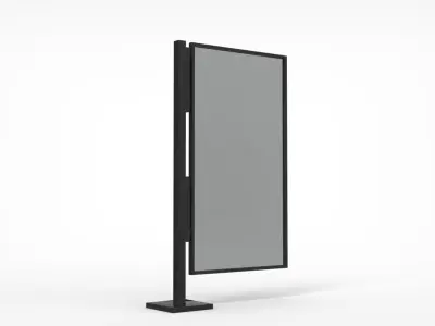 Outdoor Advertising Stand V5 3D model