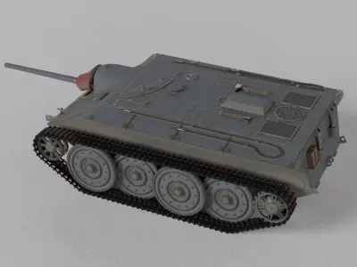 E-10 German Tank 3D model