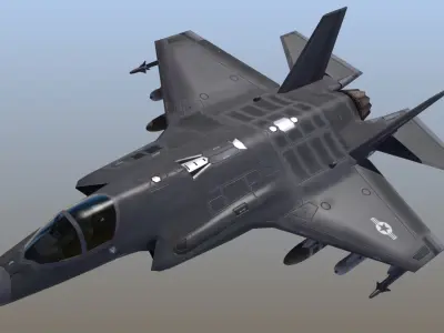 F-35A LightningII USAF 3D model