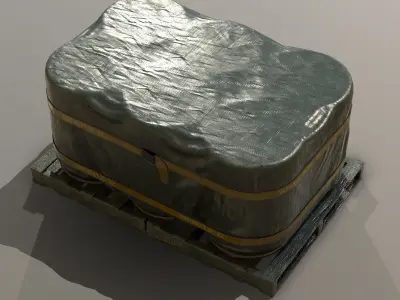 Barrel Shipment Game Prop PBR  Low-poly 3D model