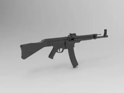 StG 44 assault rifle  3D model