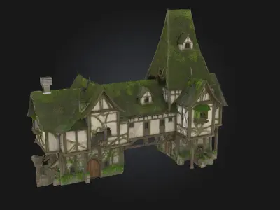 Enchanted Cottage  Whimsical Charm for Fantasy Worlds 3D model