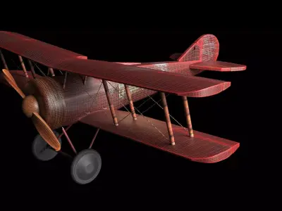 Toy Airplane 3D model 3