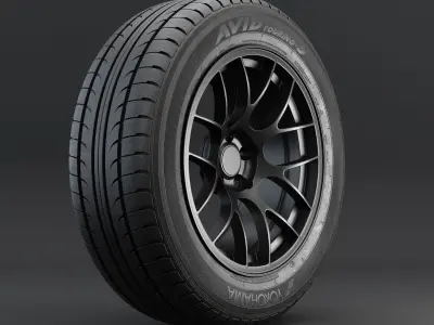 Yokohama AVID Touring S 3D model