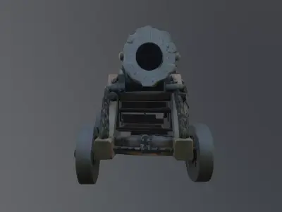 old mortar 3D model