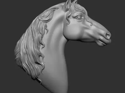 PACK HORSE PENDANT 3D print model