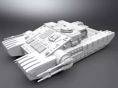 TX225 GAVw Tank scale model 3D print model