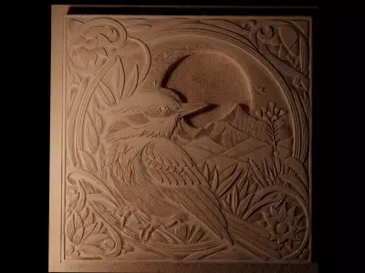 Chaparral CNC 3d Print High Relief Sand Casting 3D print model