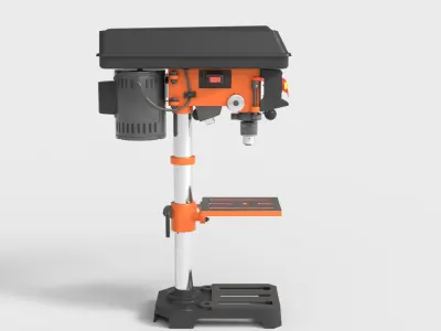 BENCHTOP DRILL PRESS Low-poly 3D model