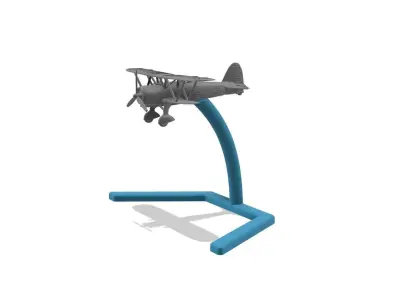 Fiat CR42 Falco - Scala 1-200 3D print model