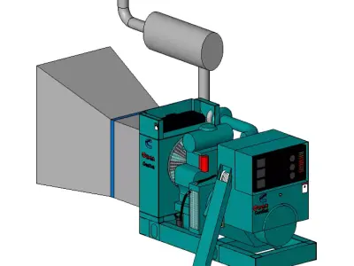 MOTOGENERADOR ONAN  3D model