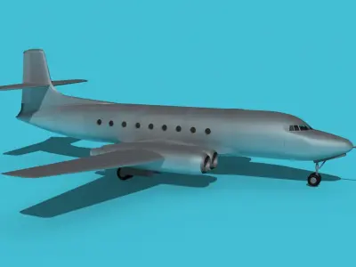 AVRO Canada C-102 Jetliner V00 3D model