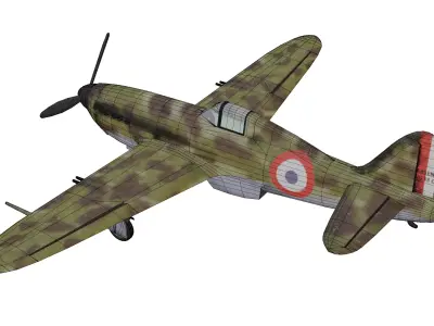 Arsenal VG-33 Low-poly 3D model