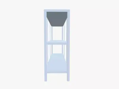 Industrial Shelf Unit Low-poly 3D model