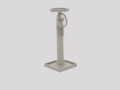 Industrial Factory Drum Pump Stand for 3D print 3D model