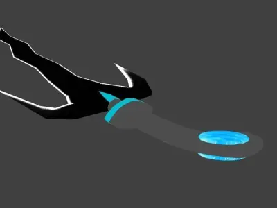 Kerisai-5 sword 3D model