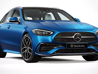2022 Mercedes-Benz C-Class Estate 3D model