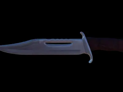 Knife Model 1 Free Free low-poly 3D model