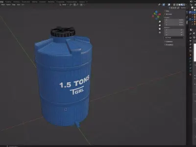 WATER TANK 02 3D model