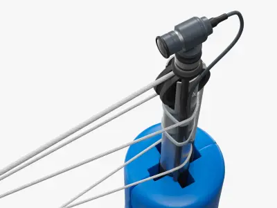  Senoh Volleyball Net System FIVB Certified Blue 